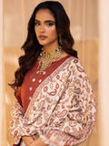 NUREH Exclusive Embroidered Dhanak Unstitched 3Pc Suit NE-66