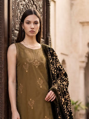 CELTS Dehleez Premium Embroidered Dhanak Unstitched 3Pc Suit D-07