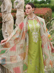 Charizma Sheen Embroidered Lawn Unstitched 3Pc Suit SH5-06