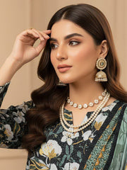 Ittehad X Bin Ameer Premium Karandi Unstitched Printed 3Pc Suit D-03