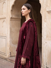 CELTS Dehleez Premium Embroidered Dhanak Unstitched 3Pc Suit D-08