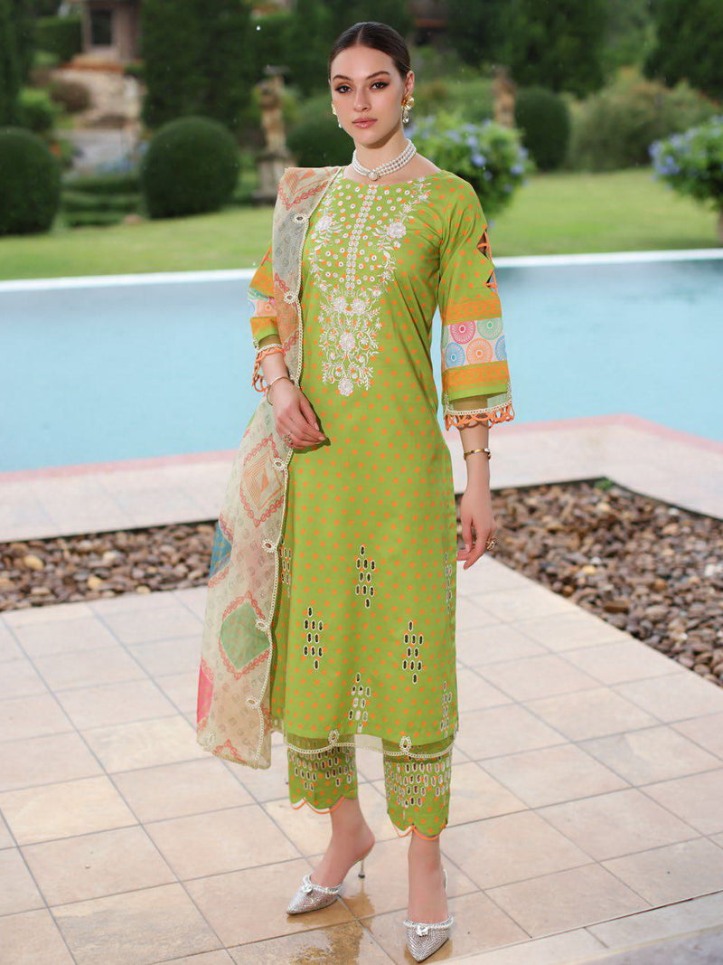 Charizma Sheen Embroidered Lawn Unstitched 3Pc Suit SH5-06