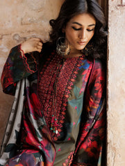 Charizma Combination Vol-02 Embroidered Linen Unstitched 3Pc Suit CCW6-18