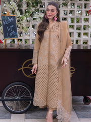 Rang Rasiya Carnation Embroidered Lawn Unstitched 3Pc Suit D-13 KAIA