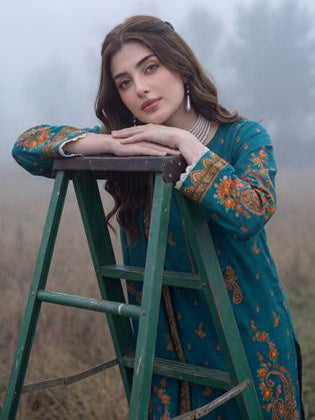 Al Zohaib Colors Printed Linen Unstitched 3Pc Suit D-02