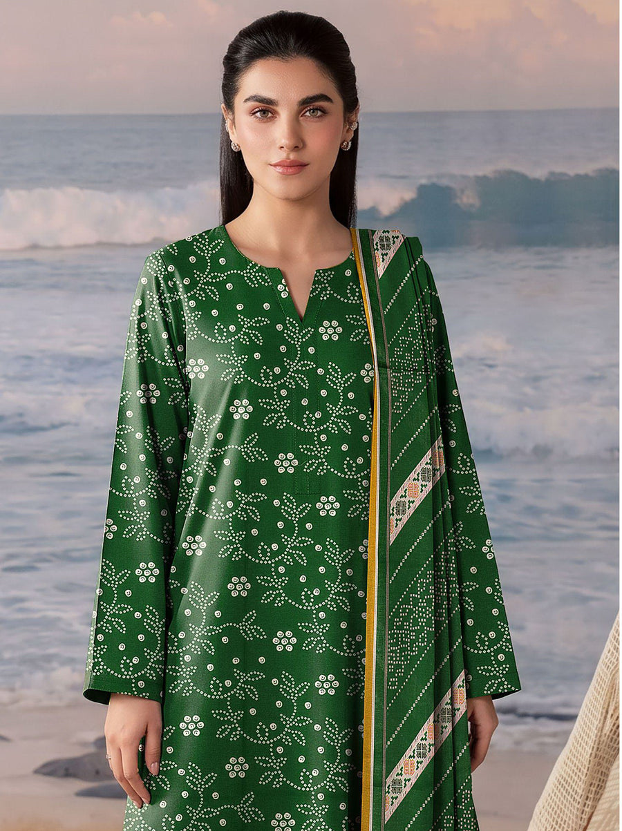 Sooz-e-Winter by Fiza Noor Printed Khaddar Unstitched 3Pc Suit D-06