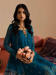 Nureh Mukeshkari Embroidered Chiffon Unstitched 3Pc Suit MK-10