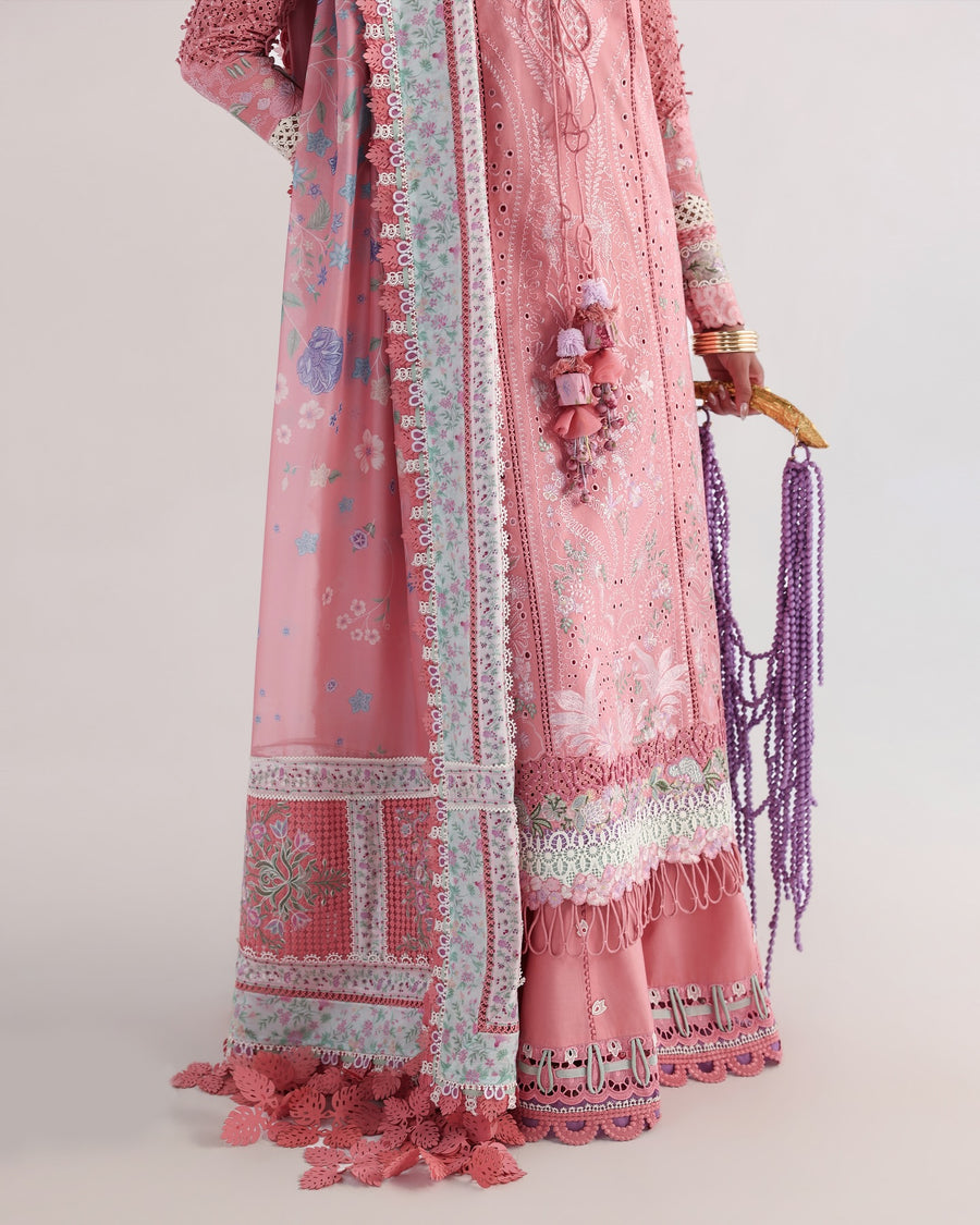 Suffuse by Sana Yasir Eid Lawn Unstitched Embroidered 3Pc Suit - KESIRA
