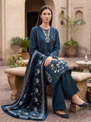 CELTS Dehleez Premium Embroidered Dhanak Unstitched 3Pc Suit D-09