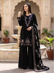 CELTS Dehleez Premium Embroidered Dhanak Unstitched 3Pc Suit D-10
