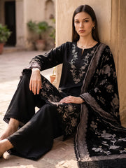 CELTS Dehleez Premium Embroidered Dhanak Unstitched 3Pc Suit D-10