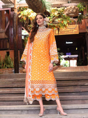 Charizma Aniq Vol-02 Embroidered Lawn Unstitched 3Pc Suit AN5-14