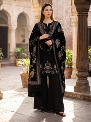CELTS Dehleez Premium Embroidered Dhanak Unstitched 3Pc Suit D-10