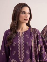Laira by Cinq Embroidered Luxurious Peach Unstitched 3Pc Suit CL-04