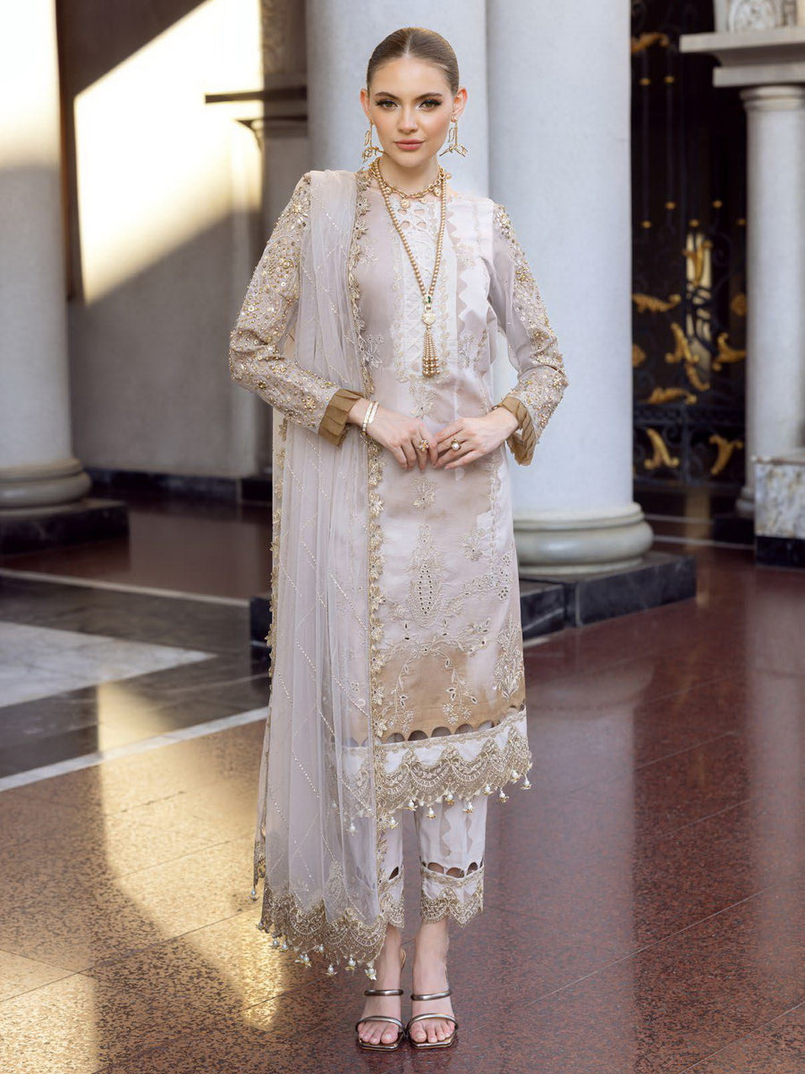 Charizma Festive Unstitched Exclusive Handwork 3Pc Suit ED5-07