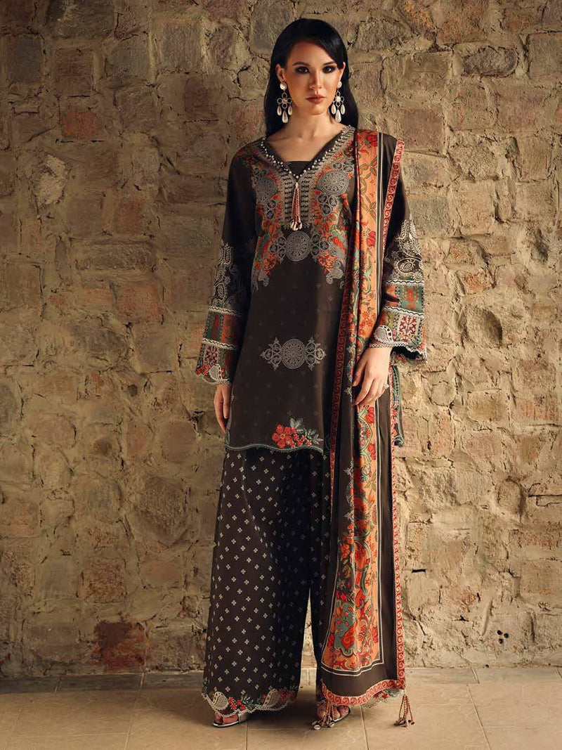 Charizma Combination Vol-02 Embroidered Linen Unstitched 3Pc Suit CCW7-15