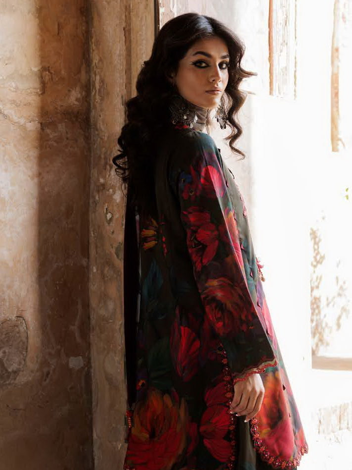Charizma Combination Vol-02 Embroidered Linen Unstitched 3Pc Suit CCW6-18