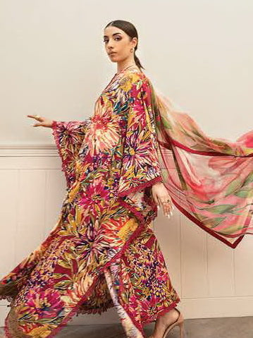 Maria.B M.Basics Embroidered Lawn Unstitched 3Pc Suit MB-CUS25-903B