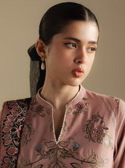 Coco by Zara Shahjahan Winter Unstitched Karandi 3Pc Suit D-04A CORAL