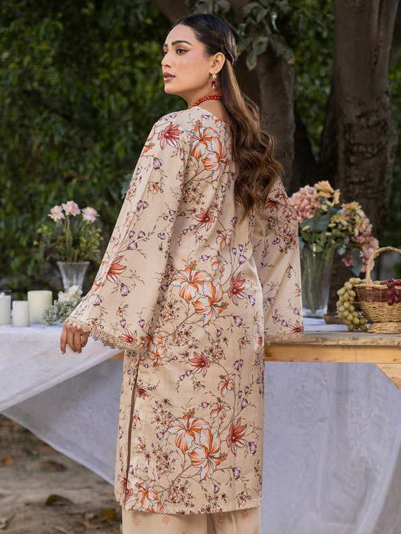 Motifz Classics Digital Printed Lawn Unstitched 2Pc Suit D-09