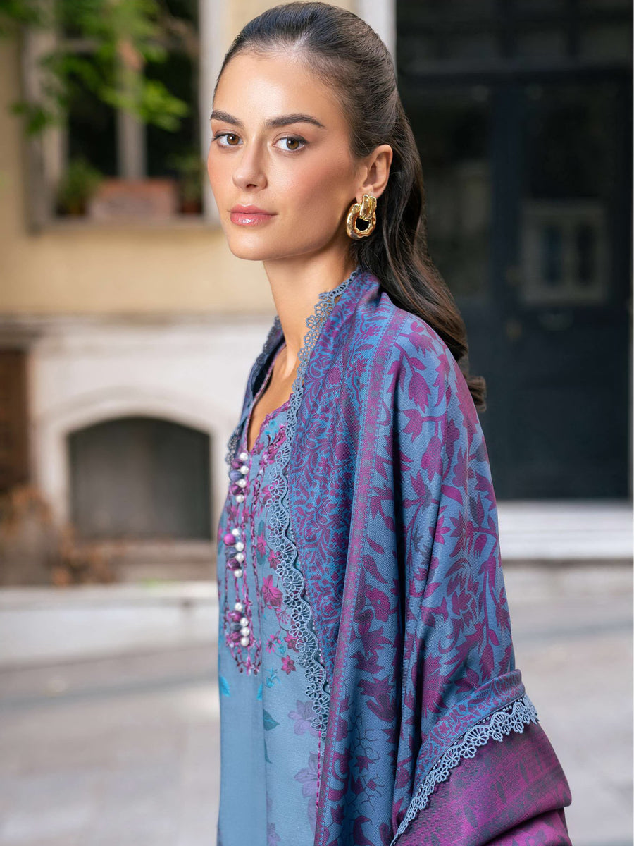 Meet Me In Istanbul by Rang Rasiya Unstitched Khaddar 3Pc Suit - SKYE