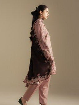 Coco by Zara Shahjahan Winter Unstitched Karandi 3Pc Suit D-04A CORAL