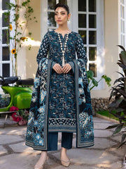 Motifz Rang Digital Printed Linen Unstitched 3Pc Suit 2021-ESRA