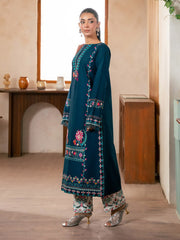 RajBari Parisa Premium Embroidered Lawn Unstitched 3Pc Suit D-06