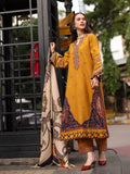 Charizma Poshima Embroidered Peach Leather Unstitched 3Pc Suit PSW6-04