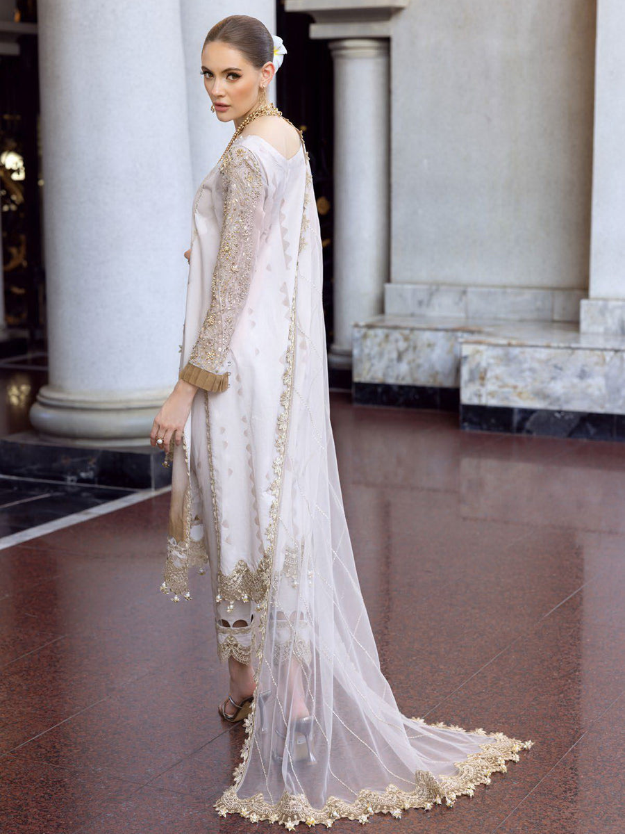 Charizma Festive Unstitched Exclusive Handwork 3Pc Suit ED5-07