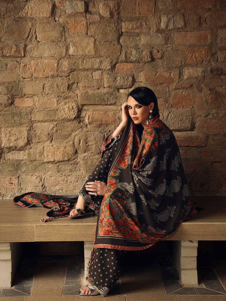 Charizma Combination Vol-02 Embroidered Linen Unstitched 3Pc Suit CCW7-15