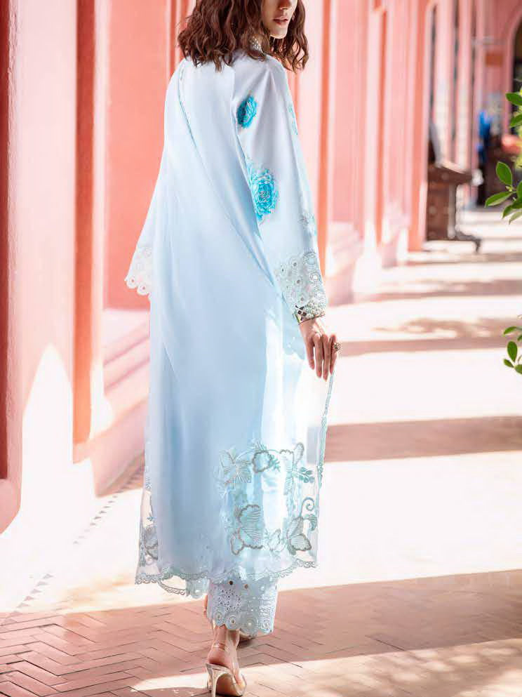 Charizma Reem Embroidered Lawn Unstitched 3Pc Suit RM5-05
