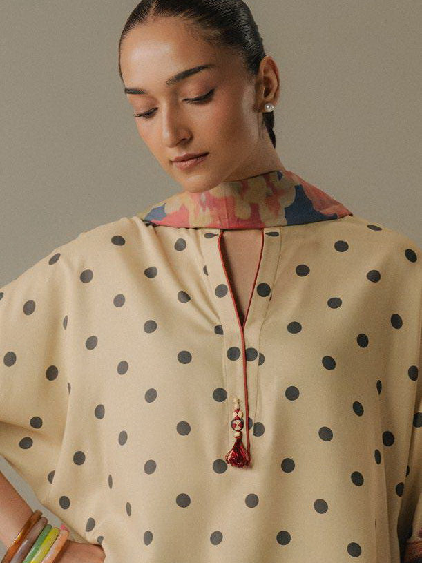 Coco by Zara Shahjahan Prints Vol-05 Unstitched Linen 3Pc Suit D-03B Paper Moon