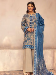 Motifz Rang Vol-02 Digital Printed Lawn Unstitched 3Pc Suit 5449-Raha