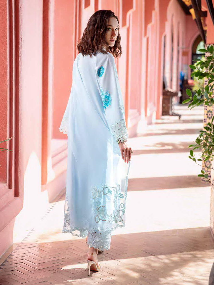 Charizma Reem Embroidered Lawn Unstitched 3Pc Suit RM5-05