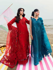 NUREH Khuwab Embroidered Swiss Lawn Unstitched 3 Piece Suit NE-147