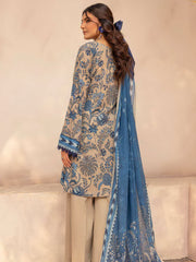 Motifz Rang Vol-02 Digital Printed Lawn Unstitched 3Pc Suit 5449-Raha