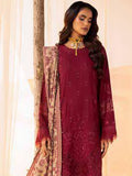 NUREH Exclusive Embroidered Dhanak Unstitched 3Pc Suit NE-64