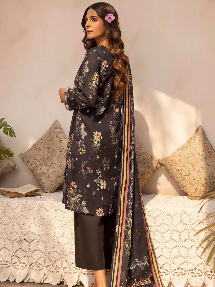 Motifz Rang Vol-01 Digital Printed Lawn Unstitched 3Pc Suit 5439-Amari