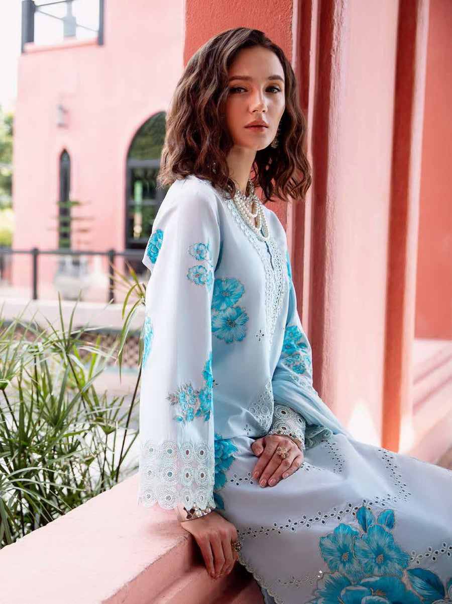 Charizma Reem Embroidered Lawn Unstitched 3Pc Suit RM5-05