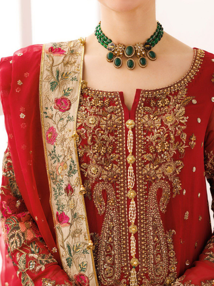 Charizma Dastan-e-Jashan Luxury Chiffon Unstitched 3Pc Suit DJ5-05