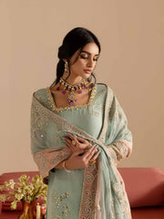 Nureh Mukeshkari Embroidered Chiffon Unstitched 3Pc Suit MK-11