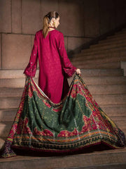 NUREH Maya Embroidered Linen Unstitched 3Pc Suit NW-130
