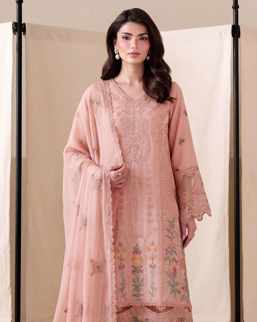 Ramsha Fasana Embroidered Luxury Lawn Unstitched 3Pc Suit LR-104