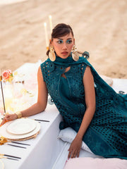 NUREH Khuwab Embroidered Swiss Lawn Unstitched 3 Piece Suit NE-148