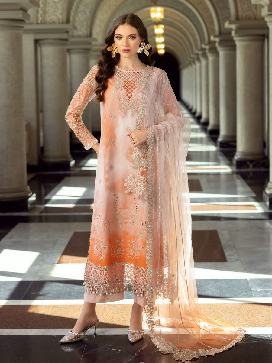Charizma Festive Unstitched Exclusive Handwork 3Pc Suit ED5-08