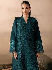 RajBari Sareen Premium Embroidered Viscose Unstitched 3Pc Suit D-08