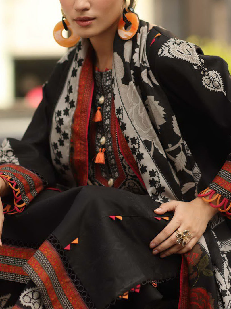 Charizma C-Print Vol-02 Printed Linen Unstitched 3Pc Suit CPW5-15