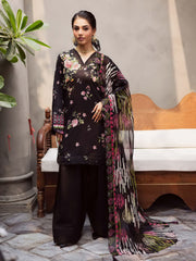 NUREH Signature Prints Unstitched Printed Lawn 3Pc Suit SP-162