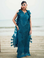 NUREH Khuwab Embroidered Swiss Lawn Unstitched 3 Piece Suit NE-148